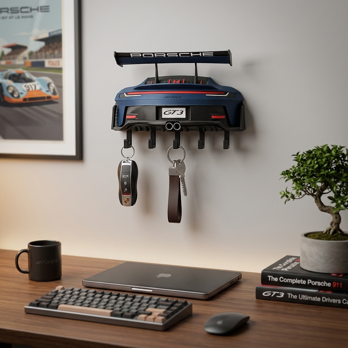 Porta-Chave Automotivo Premium - Porsche GT3 RS