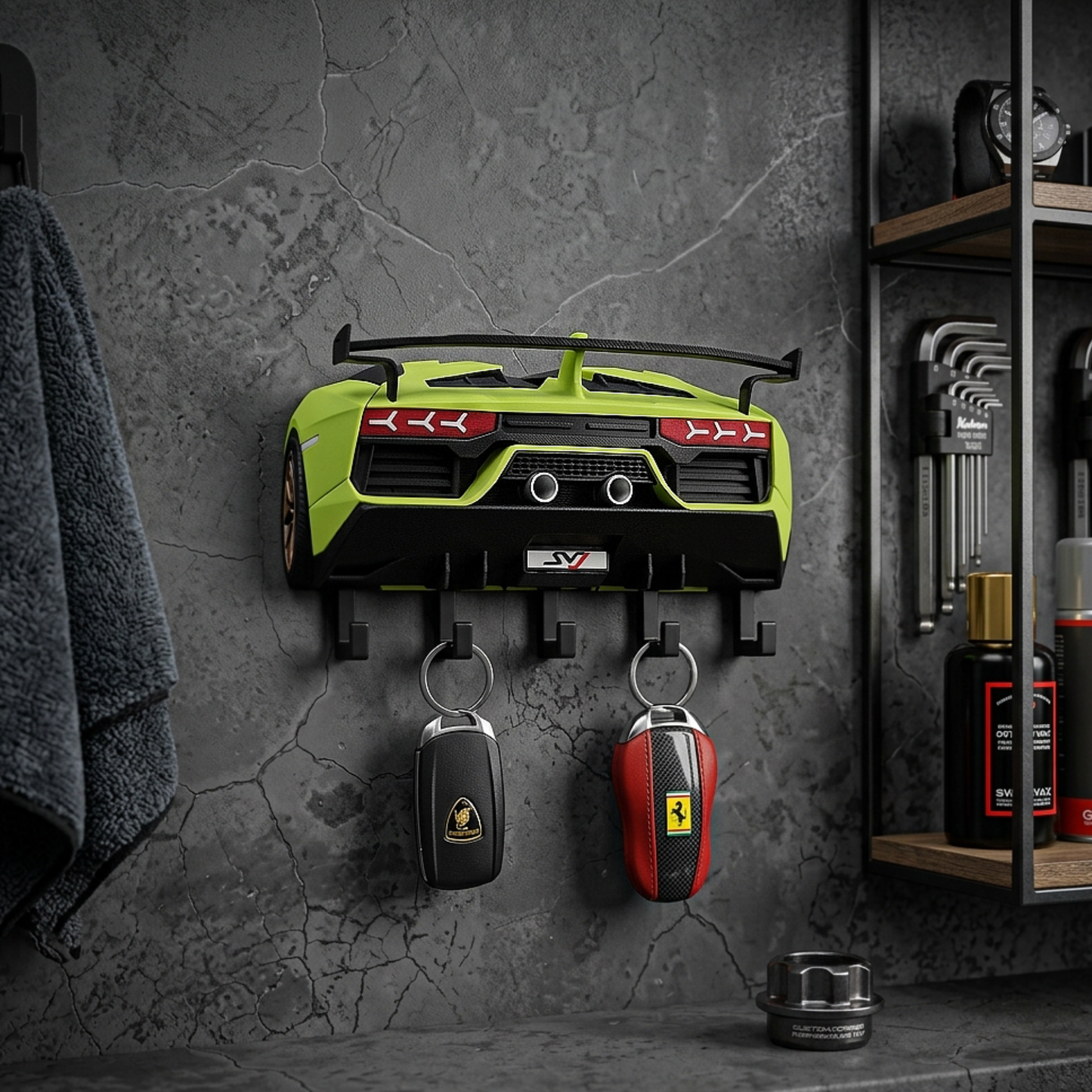 Porta-Chave Automotivo Premium - Lamborghini Aventador SVJ