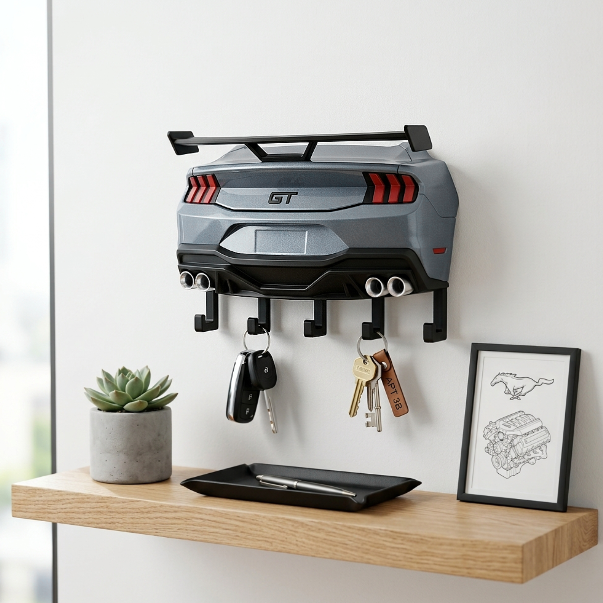 Porta-Chaves Premium Inspiração - Mustang GT