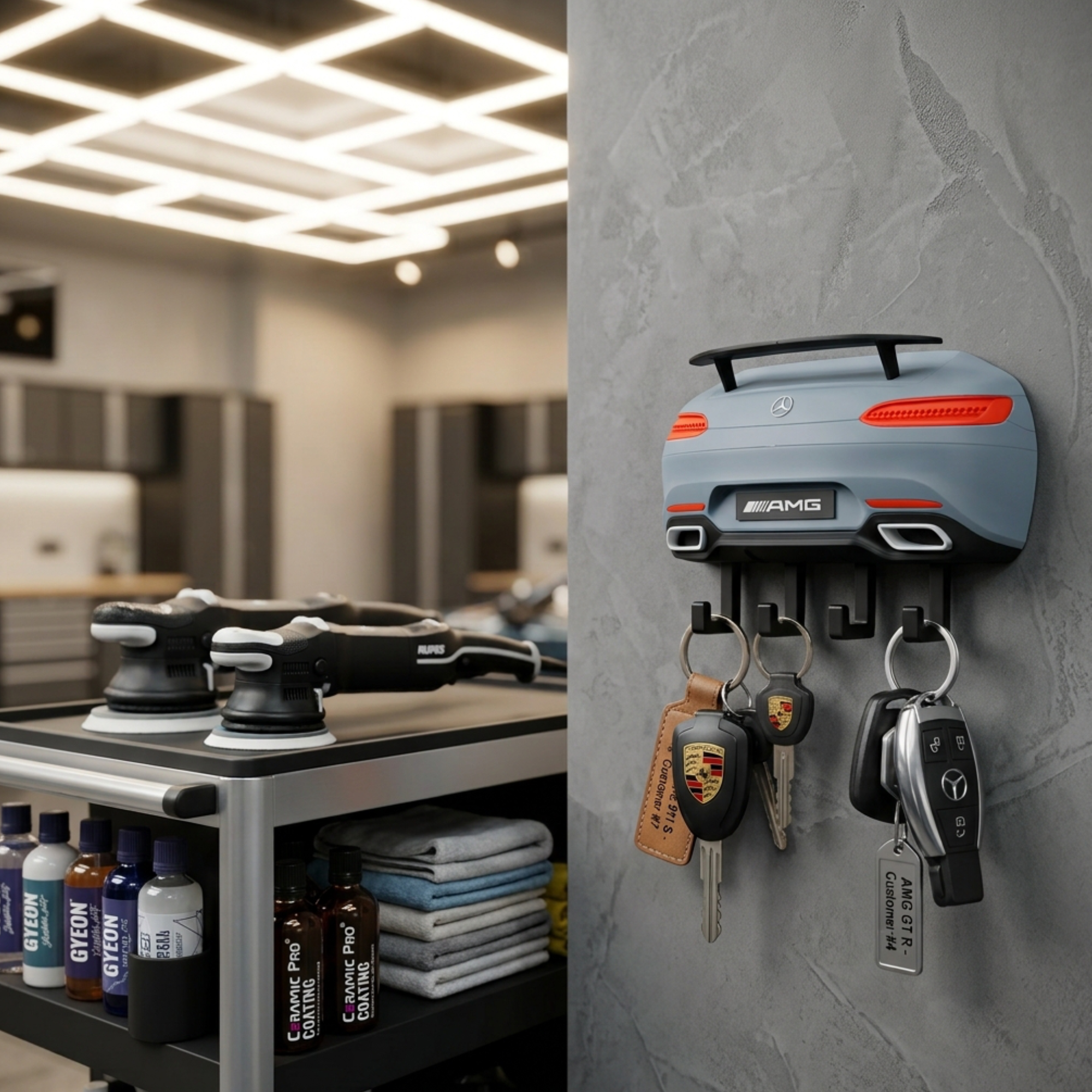 Porta-Chaves Premium Inspiração - Mercedes AMG GT